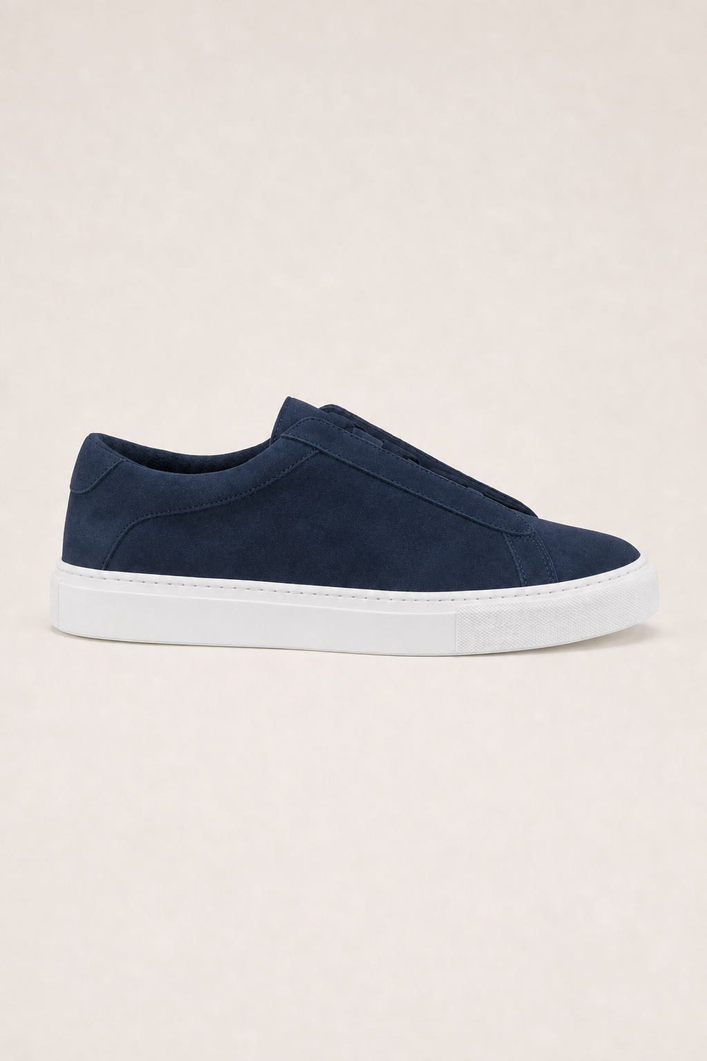 Acentino Leather Sneakers in Cobalt - side view