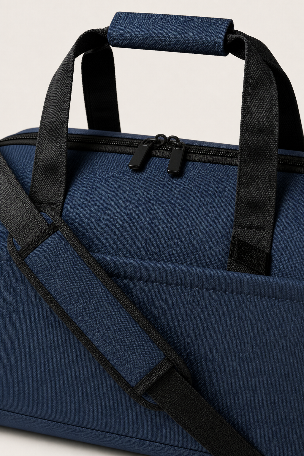 Bellagio Garment Duffle Bag in Navy - detail view