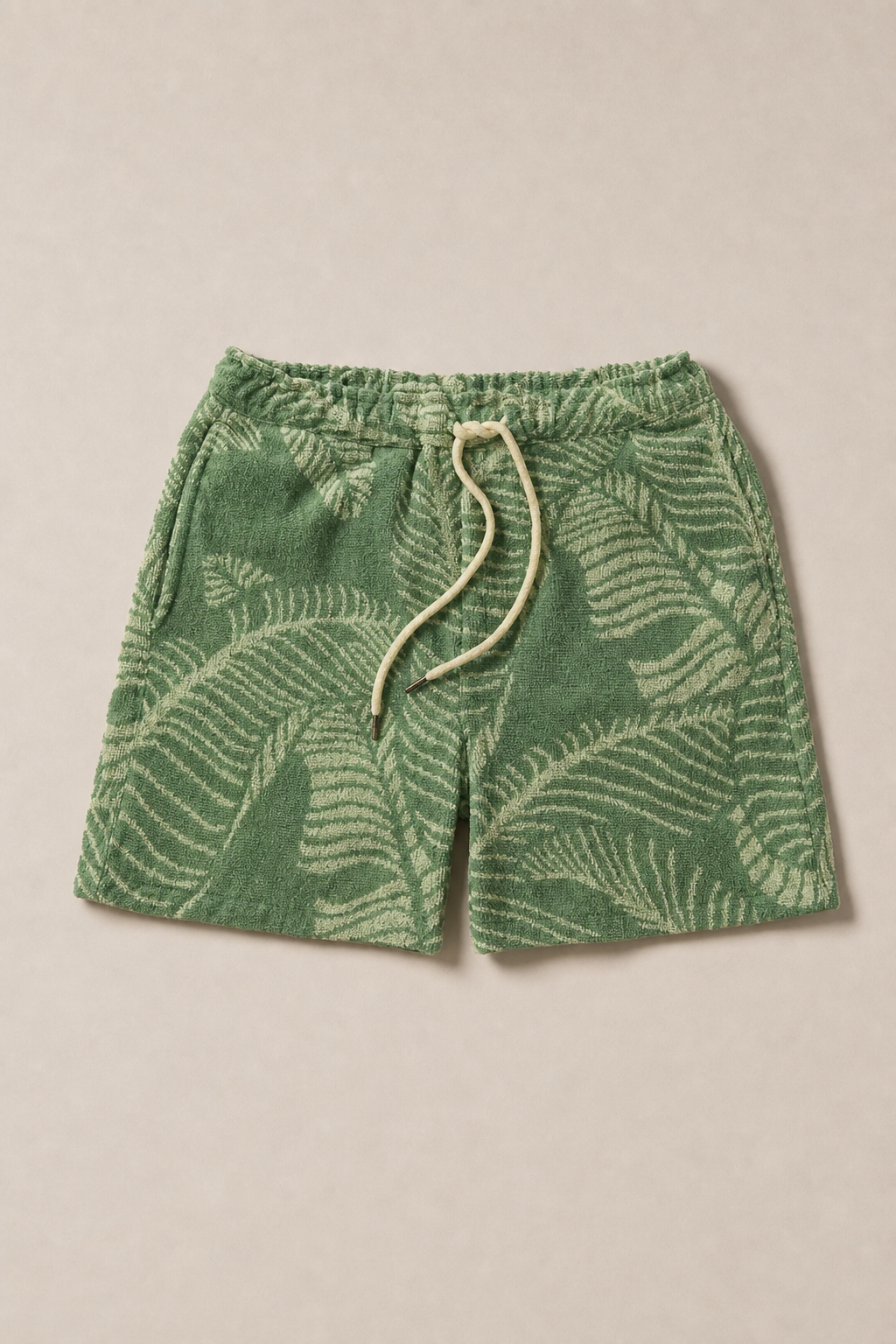 Bellagio Shorts in Sage - front view