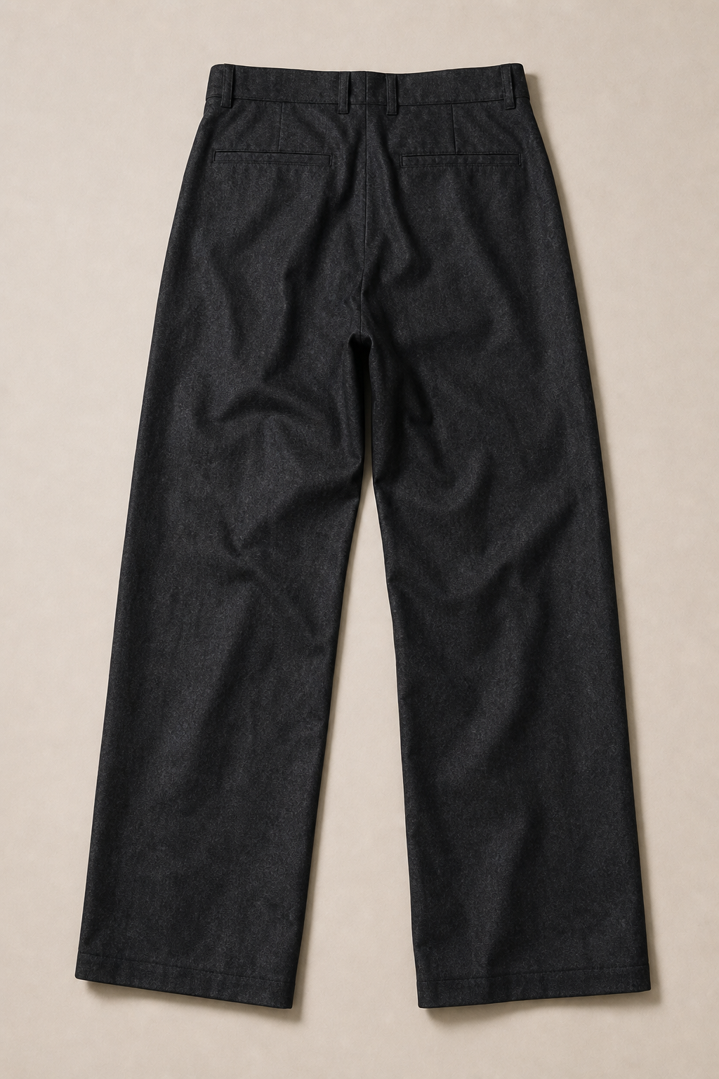 Bordeaux Straight-Leg Jeans in Raw Indigo - back view