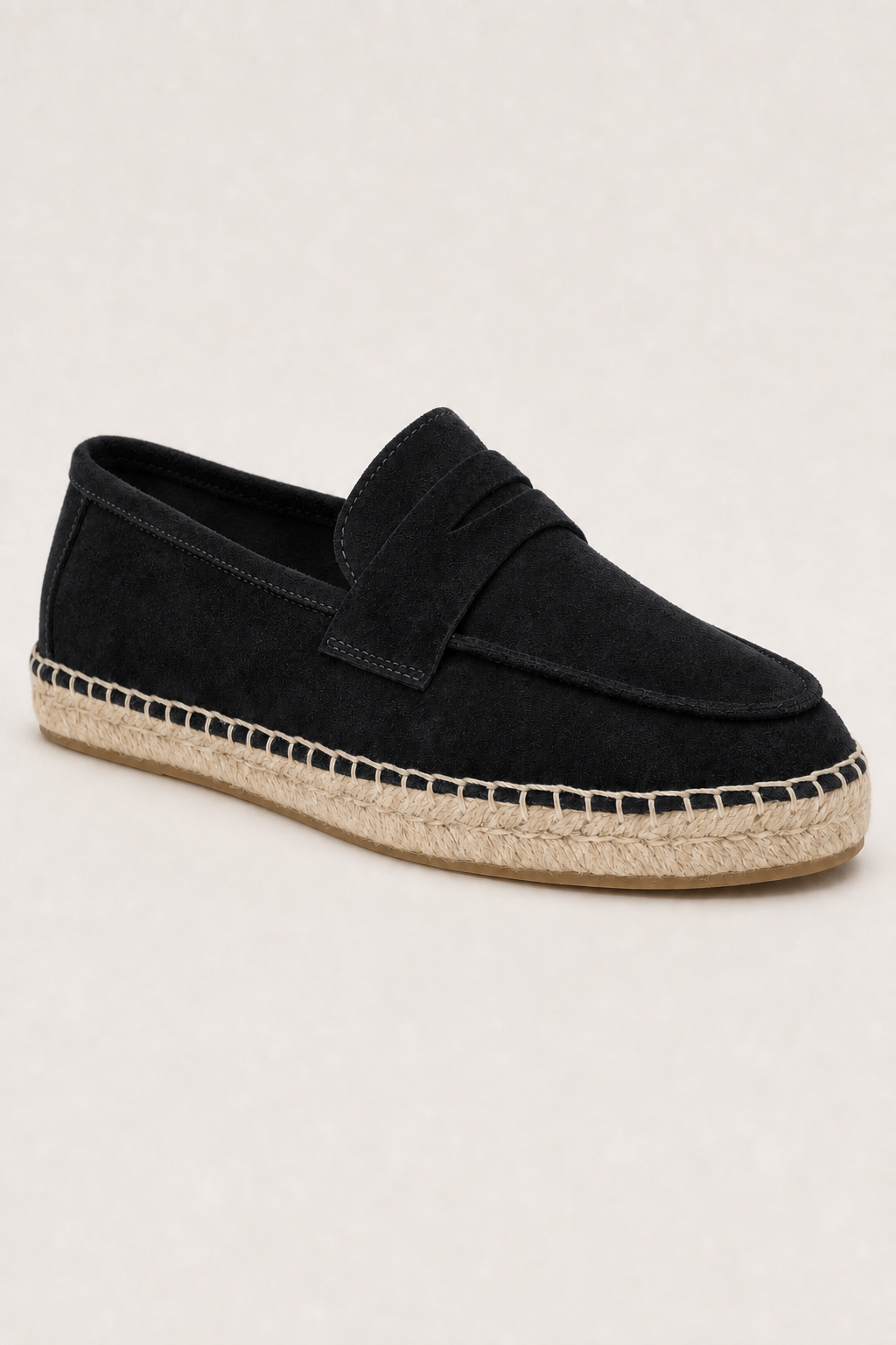 Capraia Espadrilles in Black - angle view