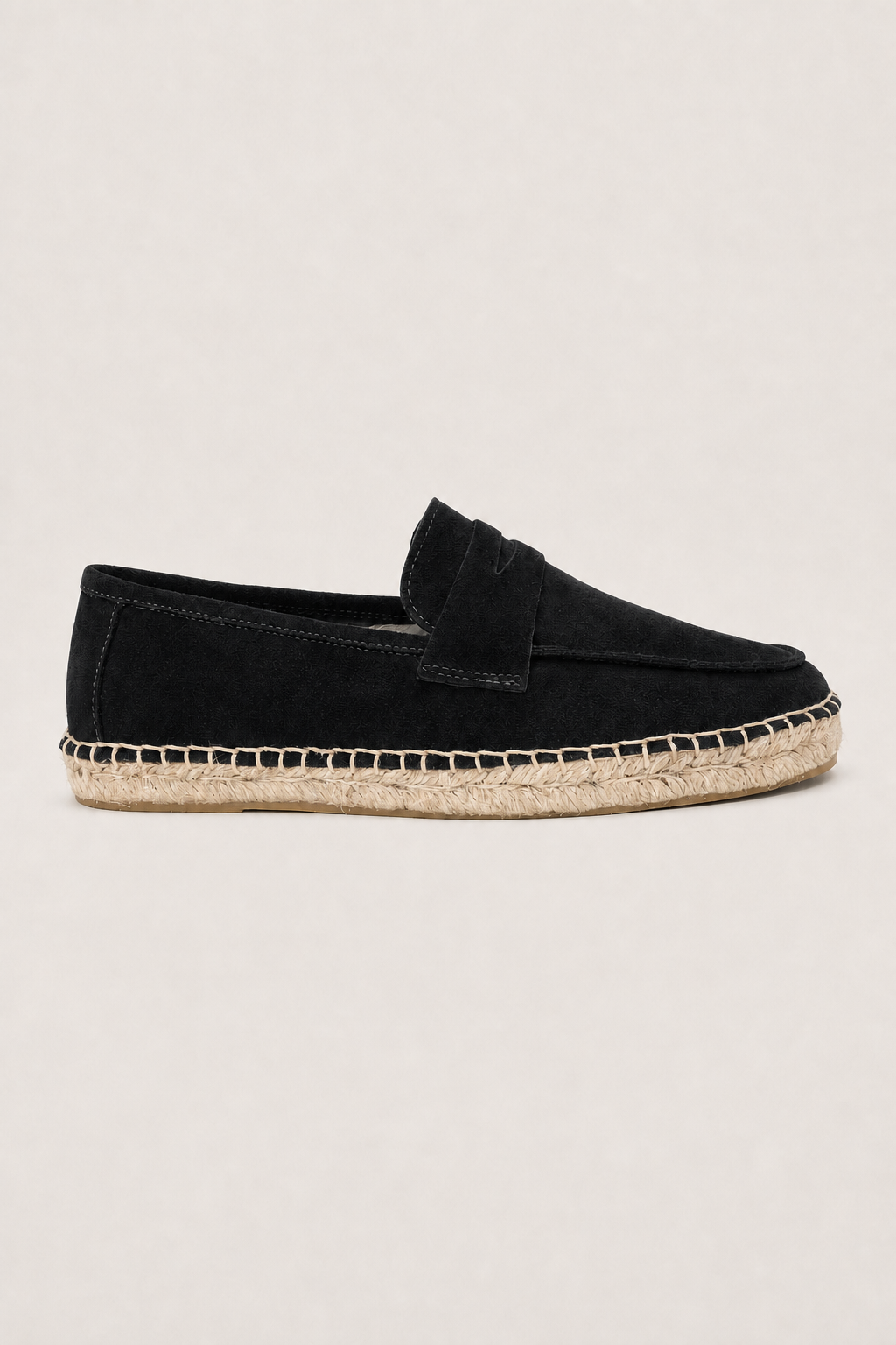 Capraia Espadrilles in Black - side view