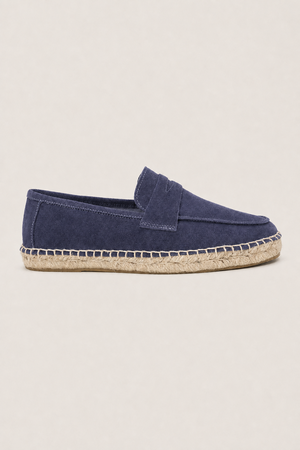 Capraia Espadrilles in Navy - side view
