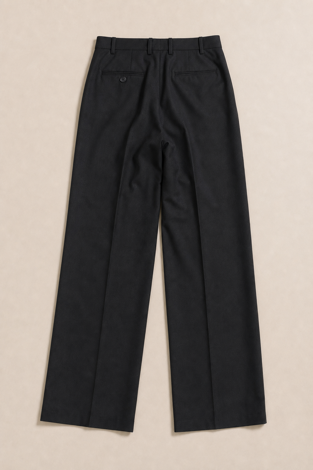 Catania Chinos in Black - back view