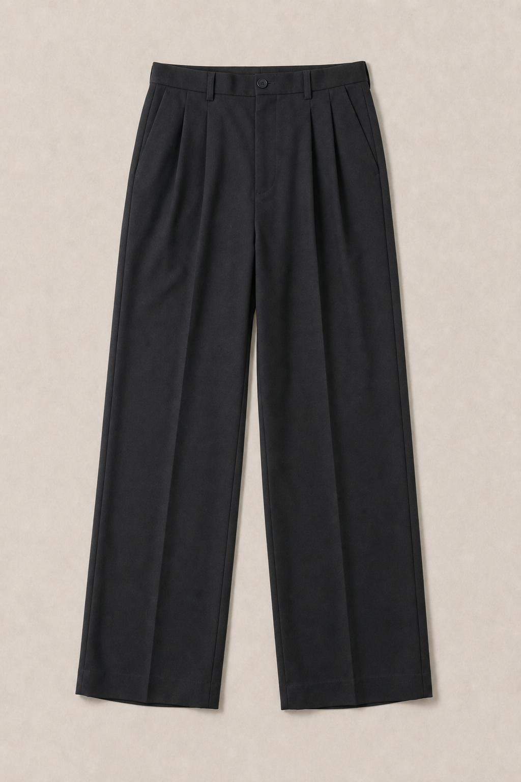 Catania Chinos in Black - front view