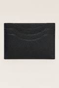 Hydra Card Holder in Black - front view