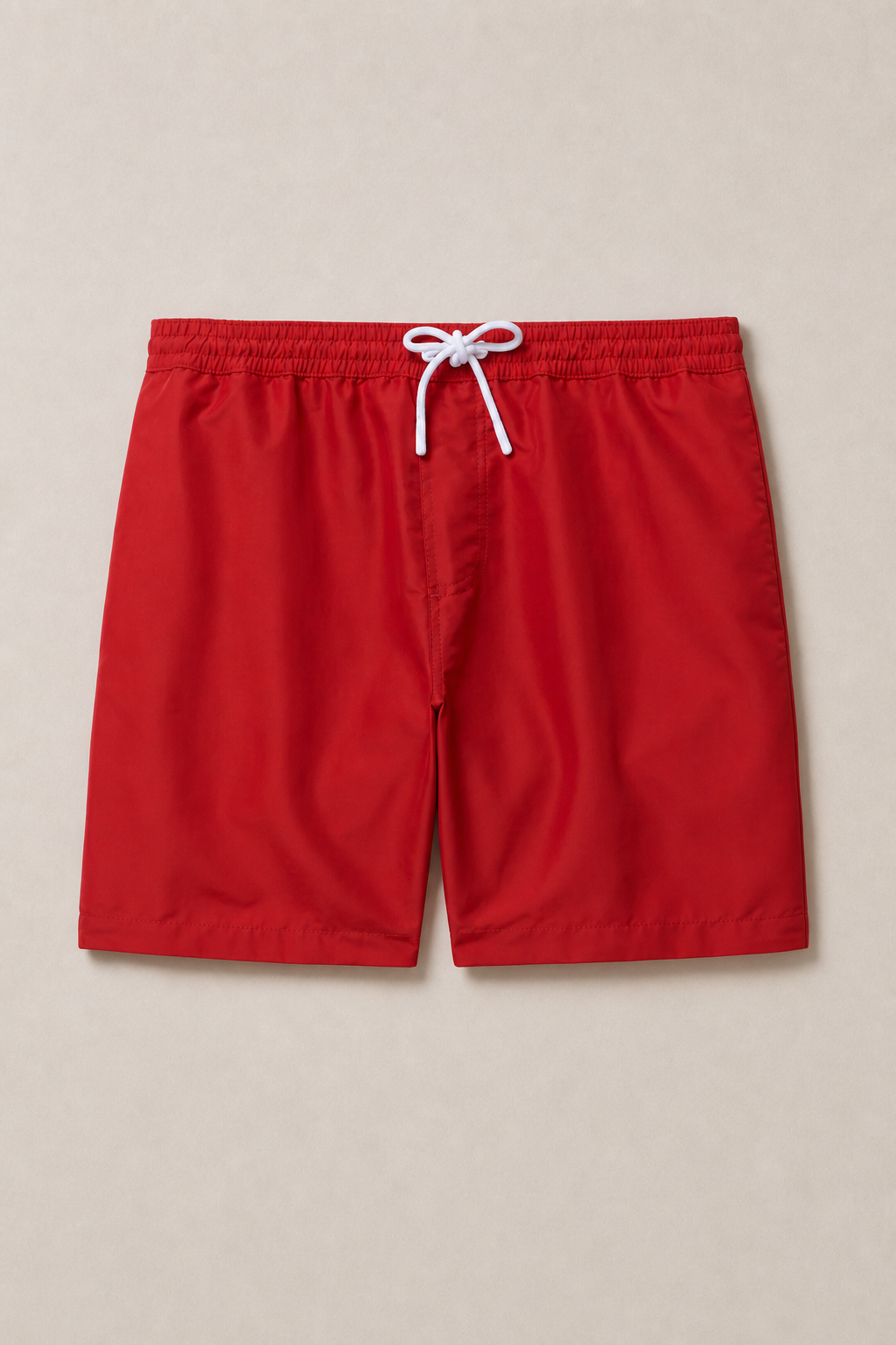 Lefkada Swim Shorts in Red - front view