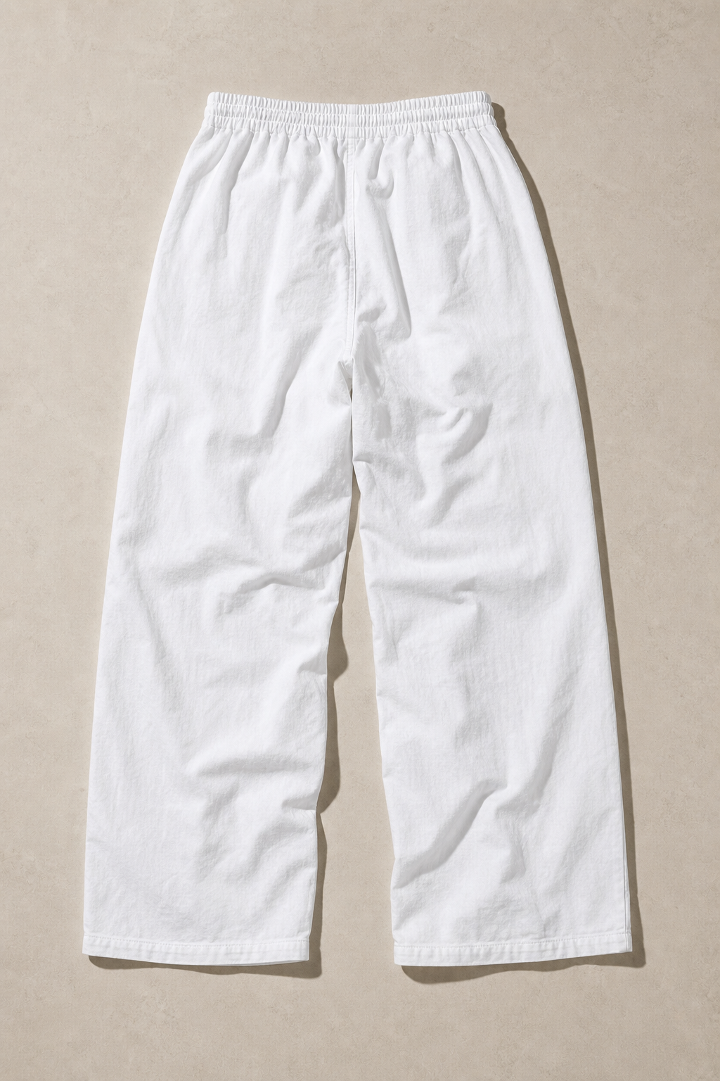 Sardegna Linen Trousers in White - back view