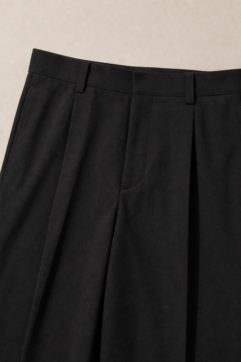 Siena Trousers in Black - fabric detail