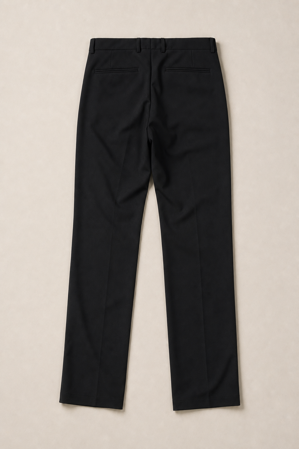 The Tiber Tech Trousers in Black - back view