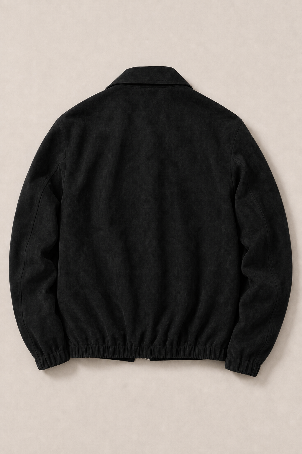 Trento Suede Jacket in Black — back view
