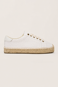 Tropea Espadrilles in White - side view