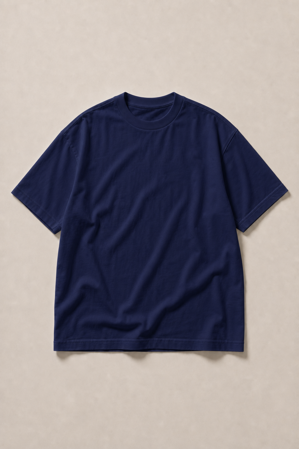 Varenna Relaxed-Fit T-Shirt in Navy — front view
