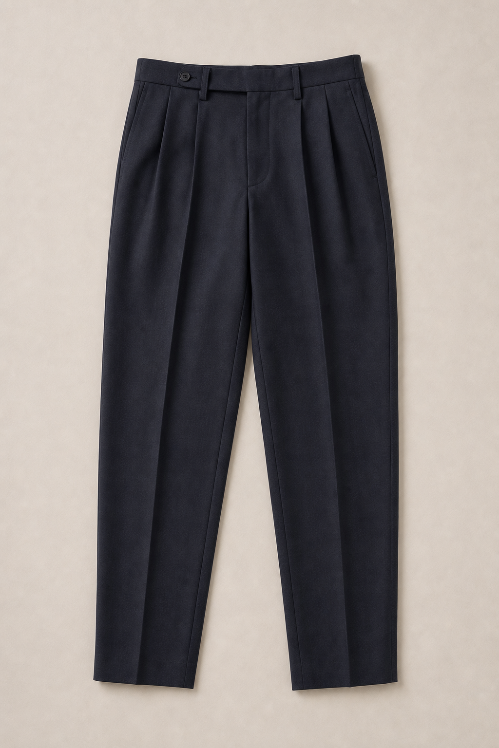 Verona Tailored Trousers in Navy - front view