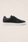Vesco Leather Sneakers in Black - side view
